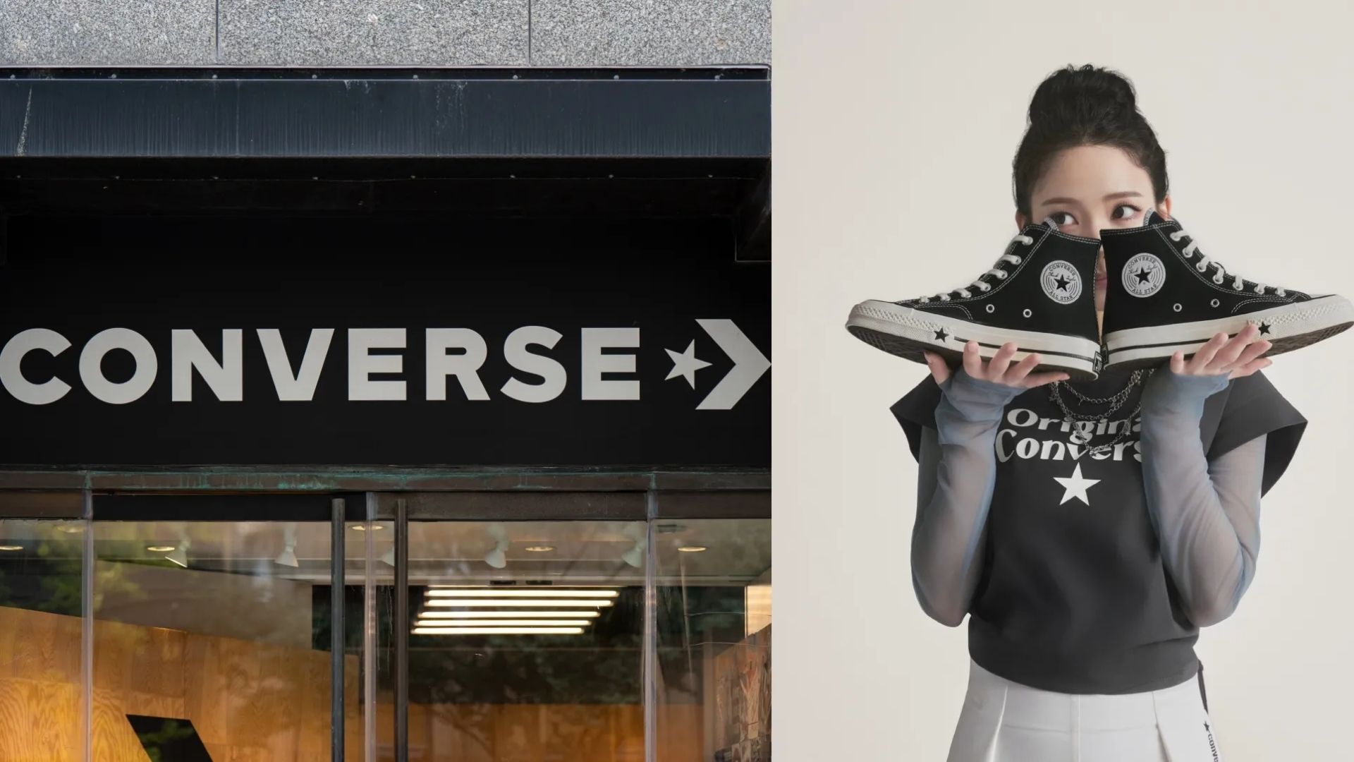 A Converse, da Nike, pediu desculpas e retirou campanha com Karina, do Aespa, depois que imagens foram comparadas a capuzes da Ku Klux Klan e a linchamentos; congressista cobrou mais que desculpas.