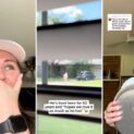 Kelly McDuff mostrou no TikTok o vizinho de 98 anos levando um bolo de boas-vindas. O vídeo passou de 15 milhões de visualizações.