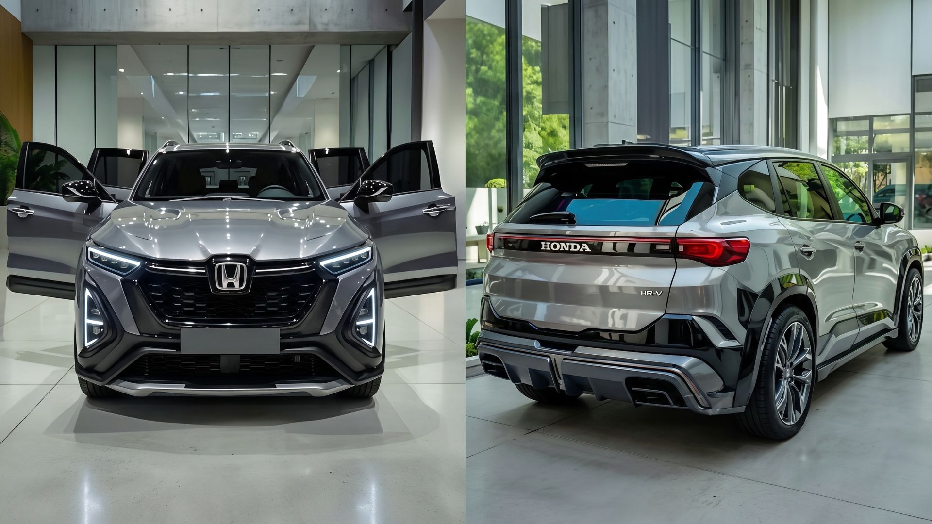Honda HR-V 2027 parte de R$ 166.400, mantém motores 1.5 de até 177 cv, câmbio CVT, Honda Sensing e porta-malas de 354 litros.