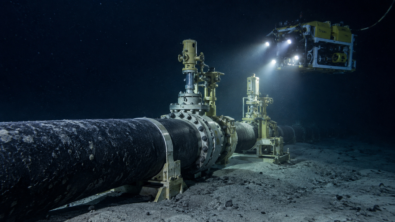 Isolamento térmico protege o fluxo de petróleo no fundo do mar