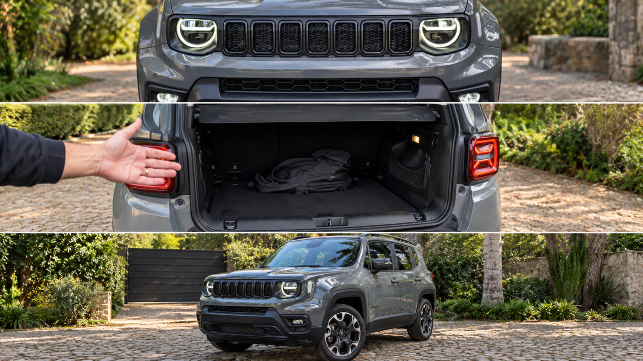 Jeep Renegade Longitude 1.8 2019 custa R$ 71,6 mil na Fipe, tem 139 cv, câmbio automático de 6 marchas e preço abaixo de R$ 80 mil.