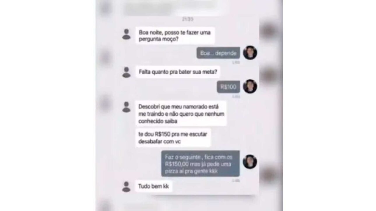 Motorista recusa os R$ 150 e encontra pizza pronta ao chegar para ouvir a passageira
