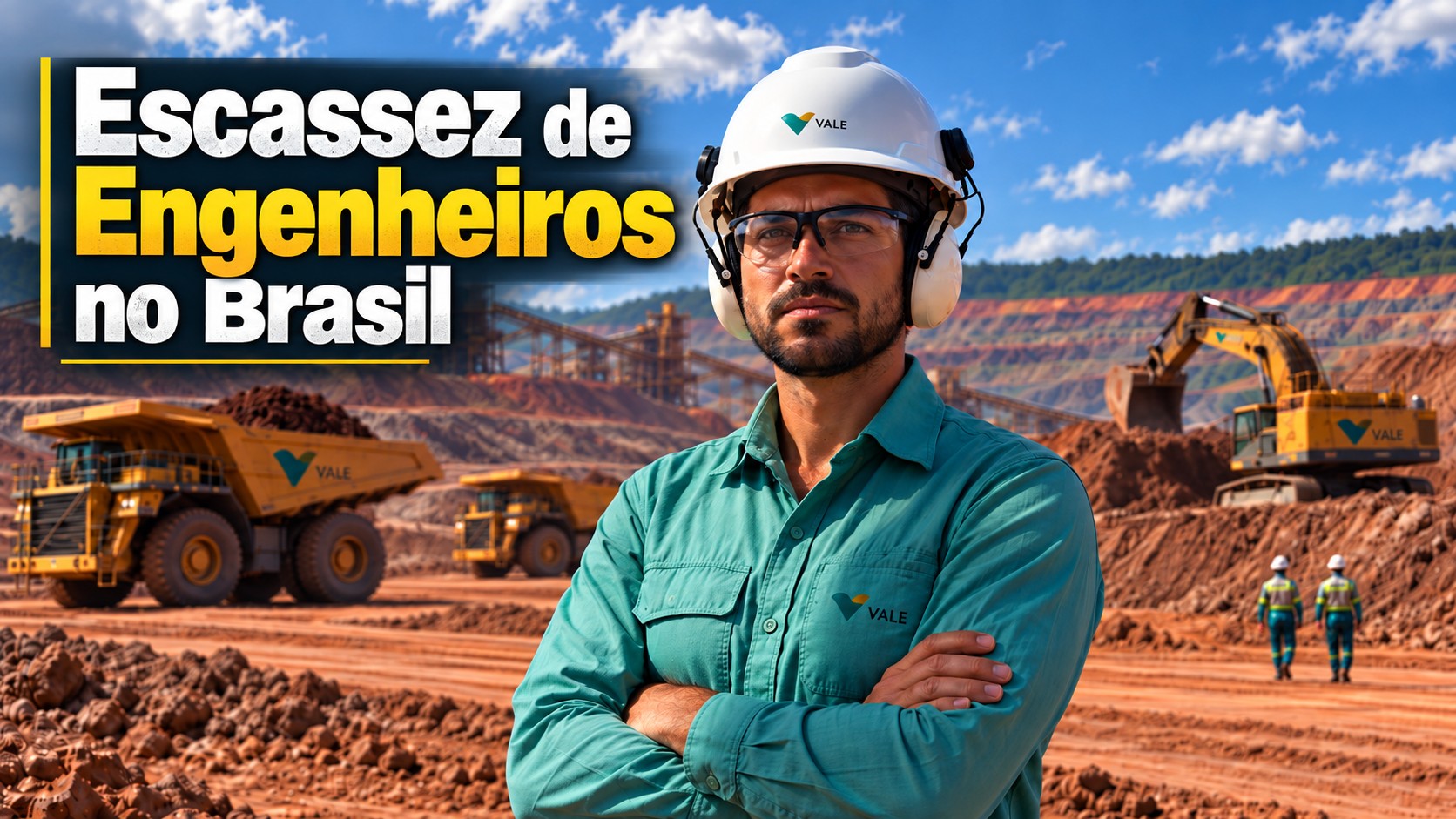 Loucura! Com escassez de engenheiros no Brasil, Vale é obrigada a buscar mão de obra até fora do país para sustentar expansão bilionária