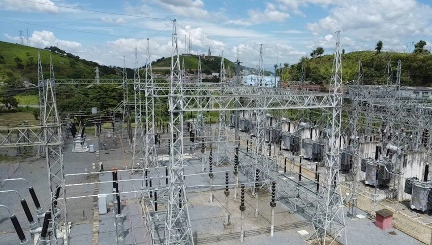 Equipamentos elétricos da Subestação Aparecida