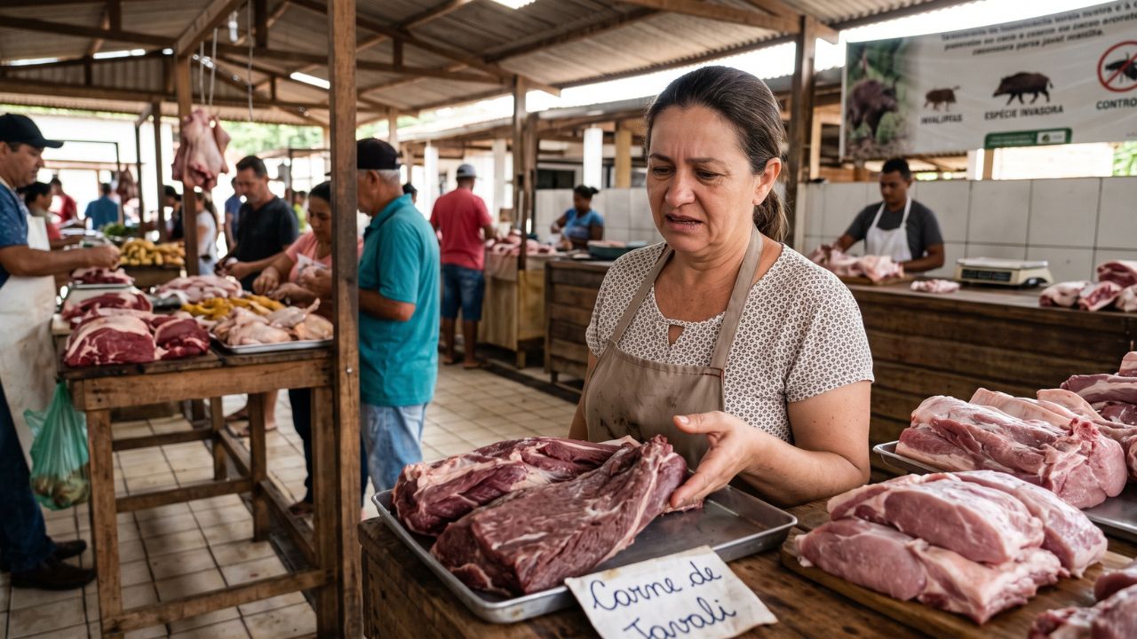 Por que não comemos carne de javali no Brasil