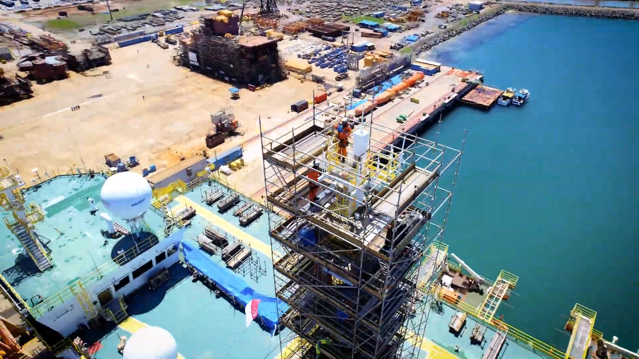 plataforma de apoio offshore