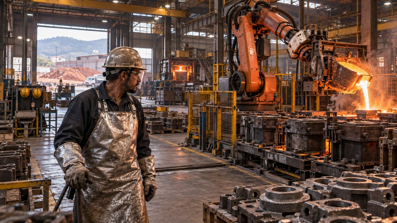 Indústria de fundição perde cerca de 40% da demanda em Minas, vê produtos chineses avançarem e aposta em máquinas que podem substituir até 30 trabalhadores